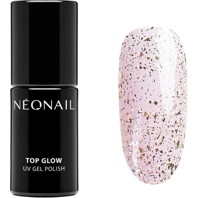 Gelový top Top Glow Gold Flakes 7,2 ml