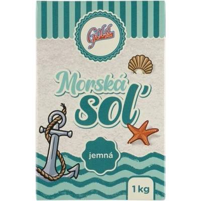 Gold Plus Morská soľ jemná 1 kg