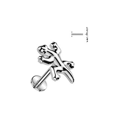 Šperky4U Piercing do brady labreta Titan TIT1517-1206