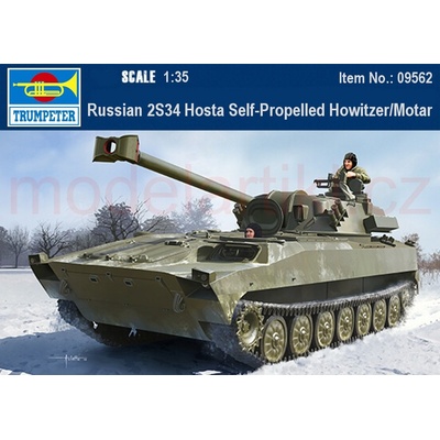 Trumpeter Russian 2S34 Hosta Self-Propelled Howitzer/Motar 1:35