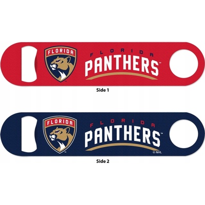 Otvírák Speed Florida Panthers NHL Metal Bottle Opener 2 Sided, červená
