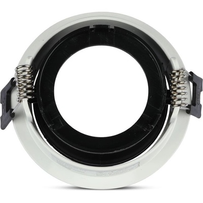 V-TAC gu10 Отливка Кръг Бяло+Черно - 3153 (3153)