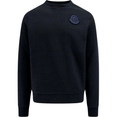 MONCLER Logo Black mikina Černá