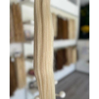 Aliamira Blond vlasy 60# w Dĺžka: 60 cm, Typ ukončenia: krúžkový i spoj, štruktúra: rovné