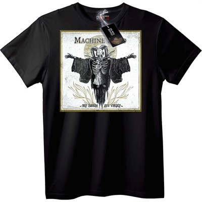 NOONEBRAND Тениска "Ръцете ми са празни" на Machine - XS, White