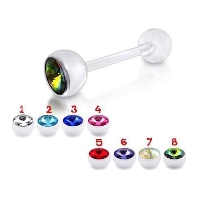 Šperky4U piercing do jazyka PJ01183-B