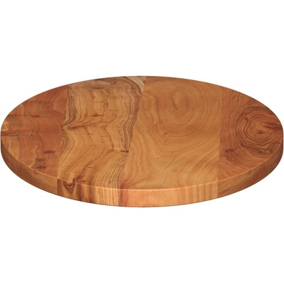 Omaxi 095267 Stolní deska 90 x 40 x 2,5 cm oválná Masivní akáciové dřevo