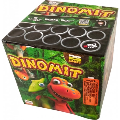 Dinomit kompakt 25 ran ohňostroj