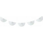 GoDan Paper garland W&C Fans, white, 300 cm, fan 20 cm KK QT-GWBI