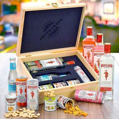 Dárková Sada Beefeater Contraband Víko s vánočním motivem a textem