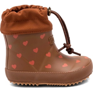 Bisgaard Детски гумени ботуши Bisgaard Kid's Thermo Baby Wellington boots - Chocolate Heartbeat - размер 22 (EU) (731-0142-0813)
