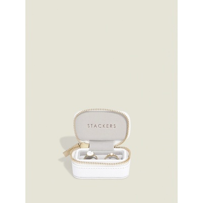 Stackers cestovní šperkovnice na prsteny Ring Box White White Pebble bílá 76199