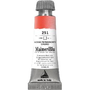 Maimeri Blu Акварелна боя Permanent Red Light 251 12 ml 1 бр (M1609251)