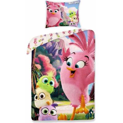Halantex obliečky Angry Birds Stella ABM-1155BL 140x200 70x90