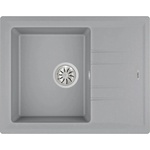 Teka Stone 45 S-TG СИВ МЕТАЛИК Гранитна мивка, обръщаема, за шкаф 45 см (М.1022.СМ) Мивка за вграждане