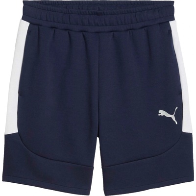 Puma TEAMEVOSTRIPE SHORTS tmavo modrá Biela XL