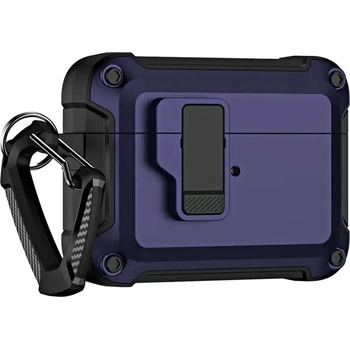 HQWear Airpods 4 Pro Armor Case с карабинер - лилав (5907769365980)