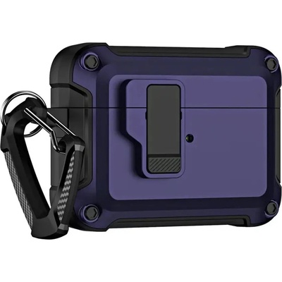 HQWear Airpods 4 Pro Armor Case с карабинер - лилав (5907769365980)