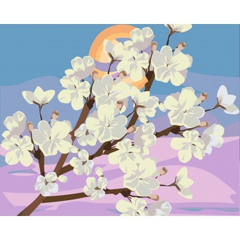 Vymalujsisam Maľovanie podľa čísiel Čerešňové kvety