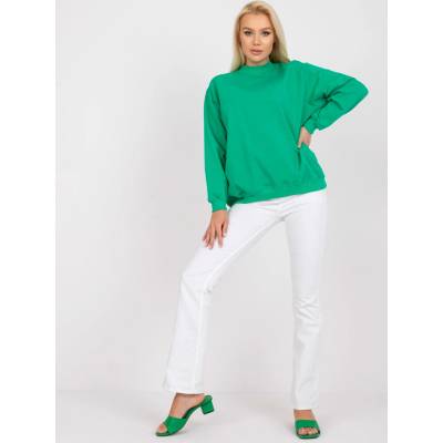 Mikina Twist so stojačikom -RV-BL-5185.73P zelená