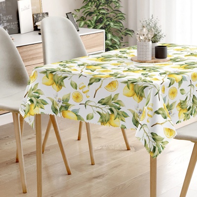 Goldea hranatý teflónový obrus citróny 40x40cm