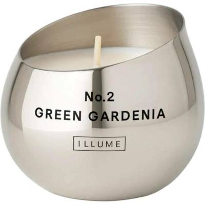 Svíčka vonná No. 2 Green Gardenia, 5 cm, stříbrná ILLUME Copenhagen