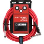BOSS BIC-10A-RD 10ft Директен - Ъглов Инструментален кабел (BIC-10A-RD)