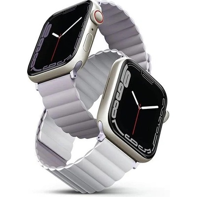 UNIQ strap Revix Apple Watch Series 4/5/6/7/8 / SE / SE2 38/40 / 41mm. Reversible Magnetic lilac-white UNIQ-41MM-REVLILWHT