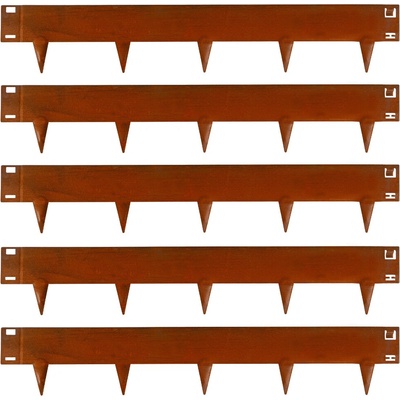 Unigardia obrubník s hroty 18,5 cm x 10 m corten 1 ks