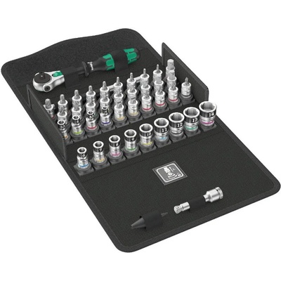 Wera 003755 Ráčnová sada Zyklop Speed 1/4" 8100 SA All-in, s přidržovací funkcí 42 dílů