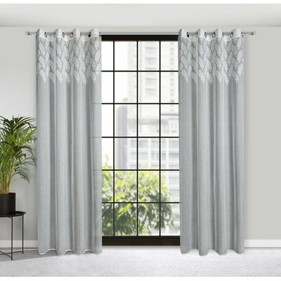 ZÁCLONA ANET 140X250 CM BIELA