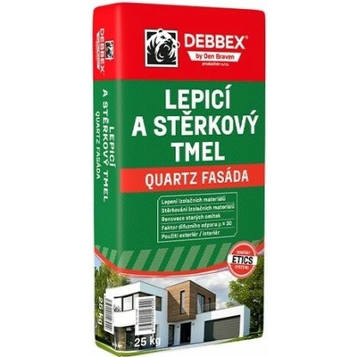 Den Braven Lepicí a stěrkový tmel QUARTZ FASÁDA 25kg – Sleviste.cz