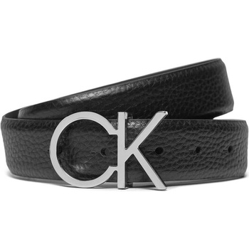 Calvin Klein Дамски колан Calvin Klein Ck Logo Belt 3.0 Pebble K60K611903 Черен (Ck Logo Belt 3.0 Pebble K60K611903)