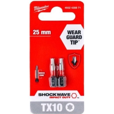 Milwaukee Bity Shockwave TX 30, 25mm, sada 2ks