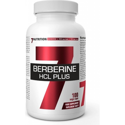 7 Nutrition BERBERINE HCL PLUS 100 kapslí