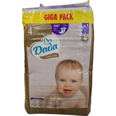 Dada Extra Care 4 MAXI 7-16 kg 164 ks
