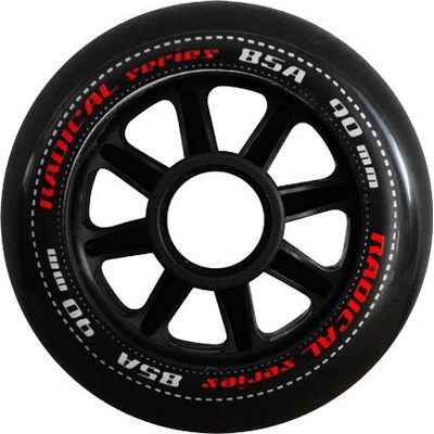 Tempish Radical 90 mm 85A Black 8 ks