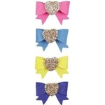 TITANUM Felt bows 3D self-adhesive 30x20mm mix 16pcs