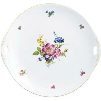 Fürstenberg Bunte Blumen podnos na tortu 28,5 cm
