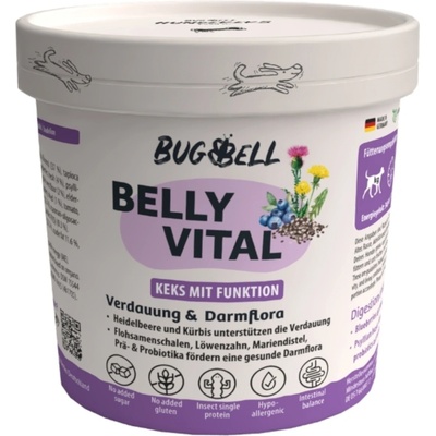 BugBell BugKeks Belly Vital trávenie a črevná flóra 16 x 150 g