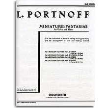 Leo Portnoff Russian Fantasia No.3 In A Minor For Violin And Piano Violin, Piano VLN/PFA