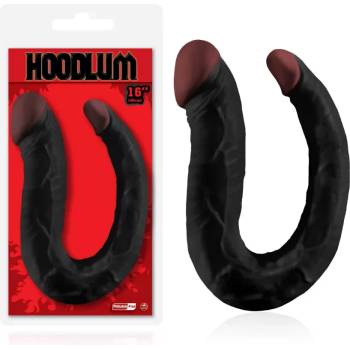 Image 1 of Двойно пенис дилдо, U-образно, 40, 6см. - Hoodlum Dong Black (NMC0002325)