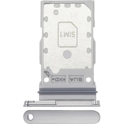 For_Samsung Šuplík na SIM kartu Samsung Galaxy S22 / S22 Plus – bílý SAM6659