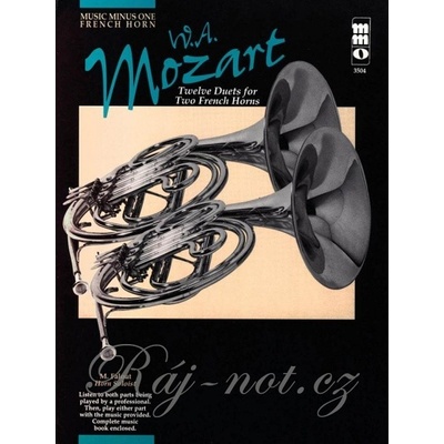 MOZART 12 Pieces for Two French Horns 12 skladieb pre dva lesné rohy + CD