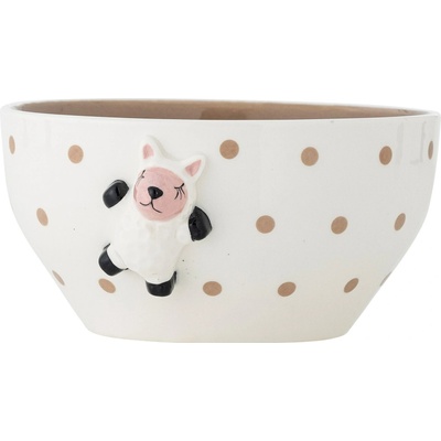 Miska Bloomingville DOLLY kamenina hnědá 615 ml