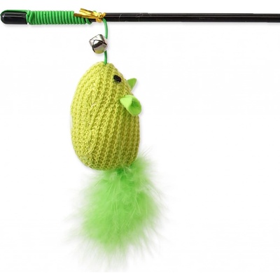 Magic Cat šidítko myška bavlna s catnip 9 + 45 cm 24 ks