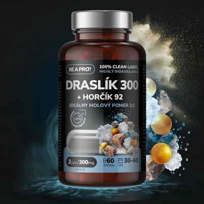 BE A PRO! Draslík 300 a horčík 92 60 kapsúl