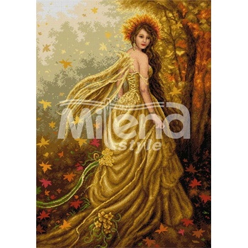 Milena Style Есенна фея - гоблен със схема конци Ariadna 1: 4