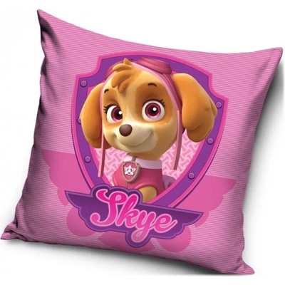Carbotex Vankúš Tlapková patrola Paw Patrol motív Skye 40x40
