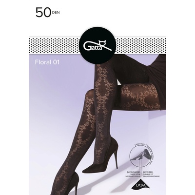 Gatta Floral 01 Nero 3-M